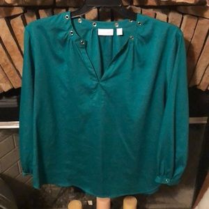 Green long sleeve top (size XL)